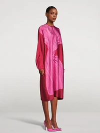 Dosta Long-Sleeve Midi Dress