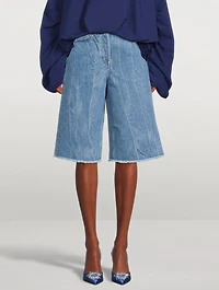 Pinel Long Denim Shorts
