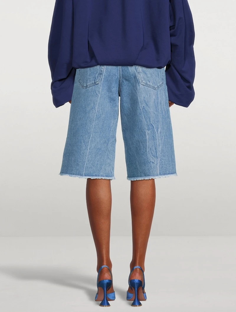 Pinel Long Denim Shorts