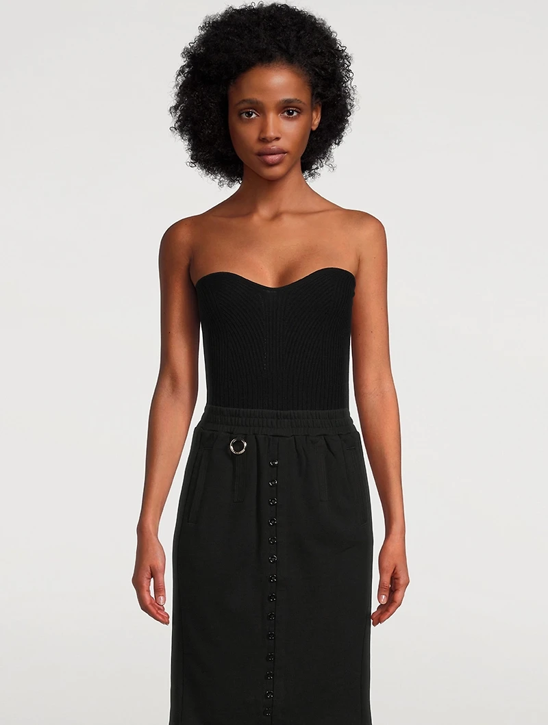 Cedros Wool And Cashmere Knit Bustier