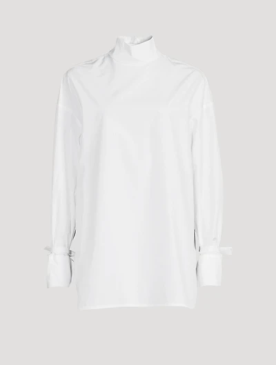 Enmedio Backwards Cotton Poplin Shirt