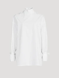 Enmedio Backwards Cotton Poplin Shirt