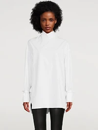 Enmedio Backwards Cotton Poplin Shirt