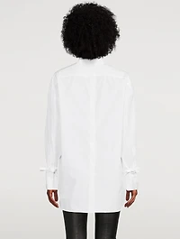 Enmedio Backwards Cotton Poplin Shirt