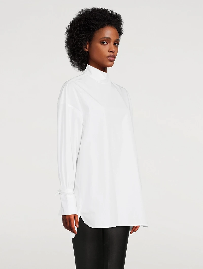 Enmedio Backwards Cotton Poplin Shirt