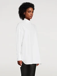 Enmedio Backwards Cotton Poplin Shirt
