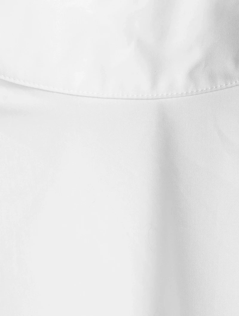 Enmedio Backwards Cotton Poplin Shirt