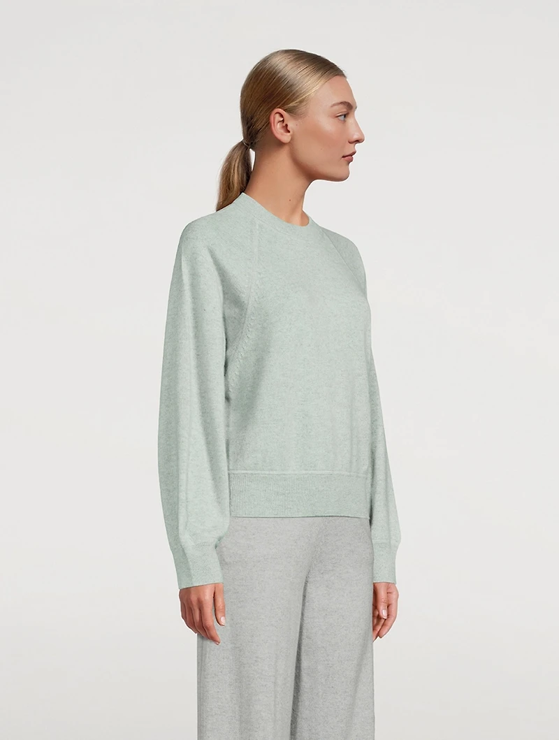 Pemba Puff-Sleeve Cashmere Sweater