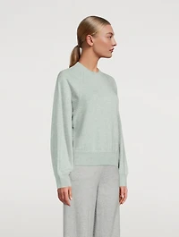 Pemba Puff-Sleeve Cashmere Sweater