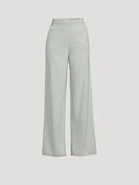 Tioman Wide-Leg Cashmere Joggers
