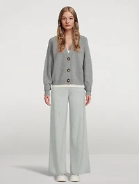 Tioman Wide-Leg Cashmere Joggers