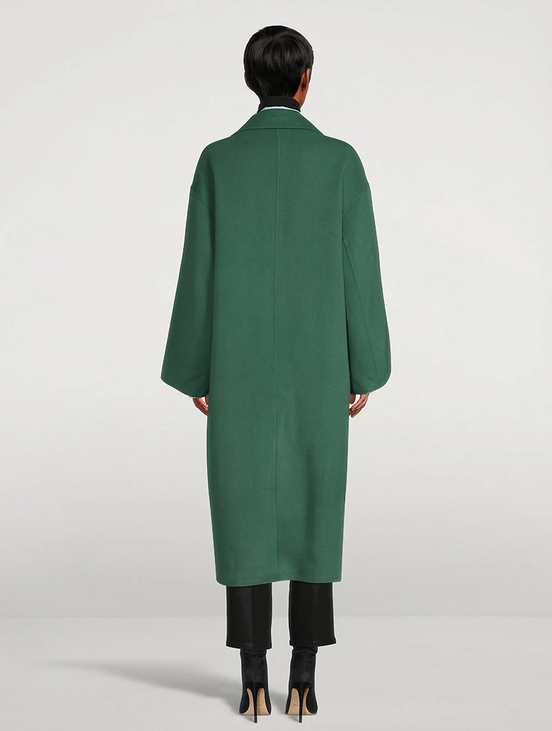 Borneo Wool And Cashmere Double-Breasted Coat