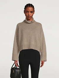 Stintino Oversized Wool And Cashmere Turtleneck Sweater