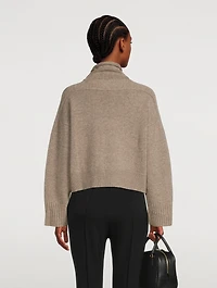 Stintino Oversized Wool And Cashmere Turtleneck Sweater