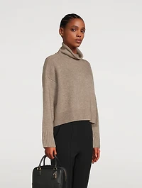 Stintino Oversized Wool And Cashmere Turtleneck Sweater