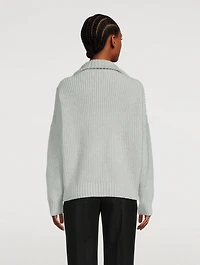 Tierra Quarter-Zip Cashmere Sweater