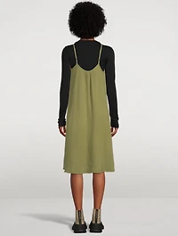 Adele Raw-Hem Slip Dress