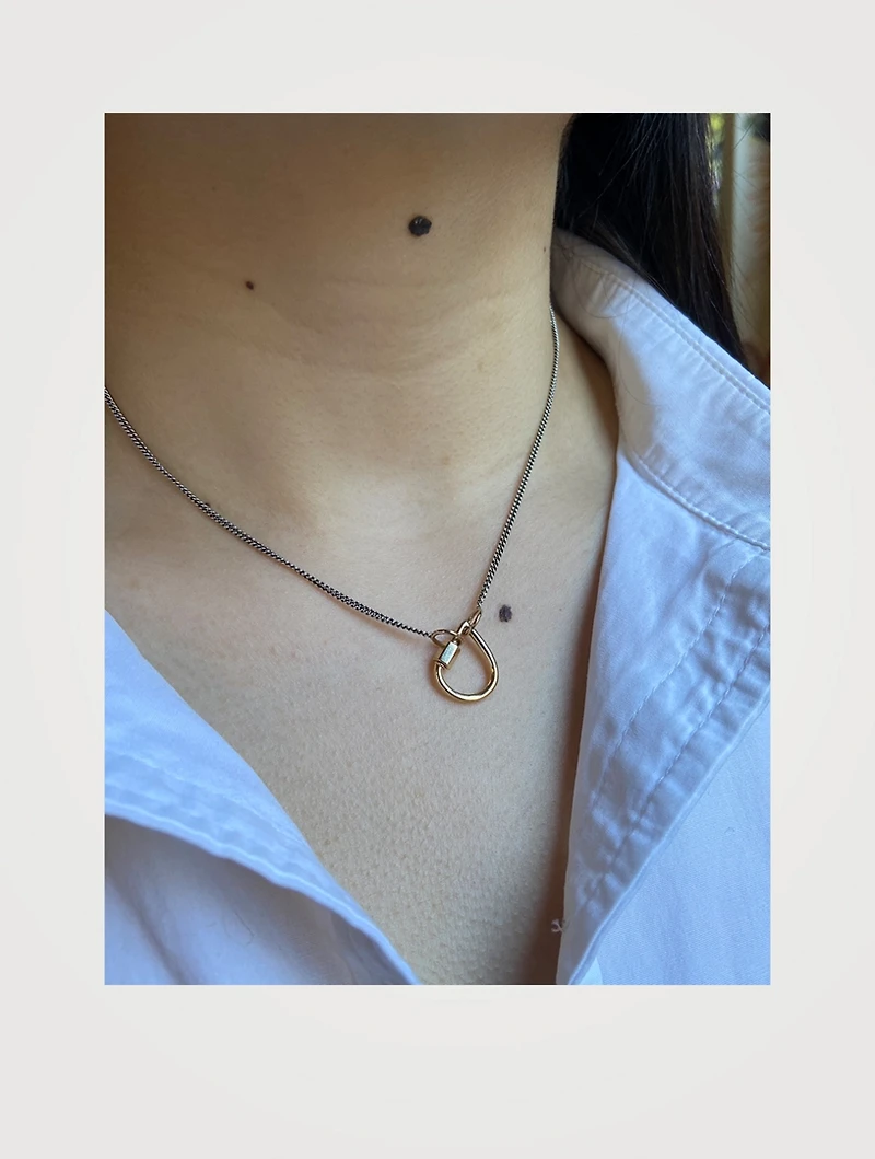 Baby Droplock 14K Gold Lock