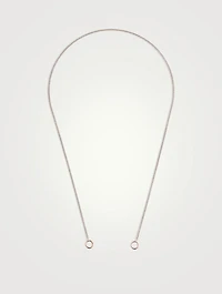 18-Inch Silver Fine Curb Chain
