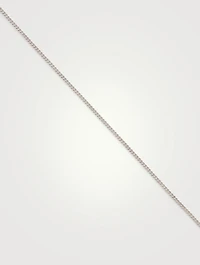 18-Inch Silver Fine Curb Chain