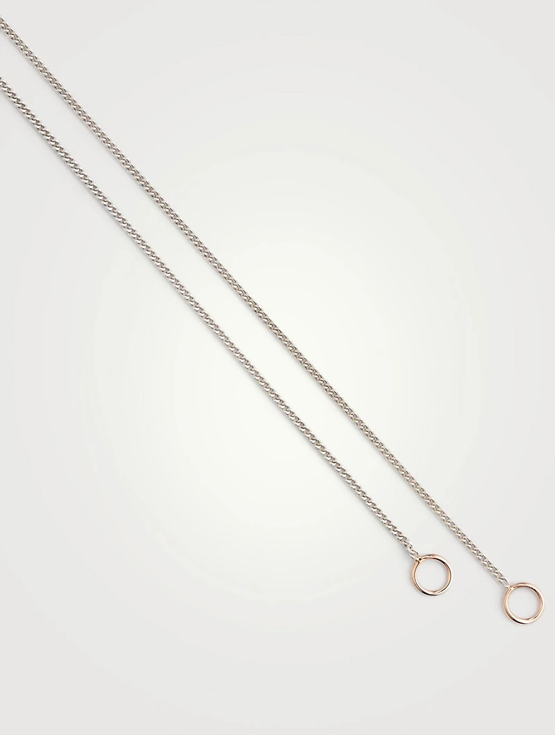 18-Inch Silver Fine Curb Chain