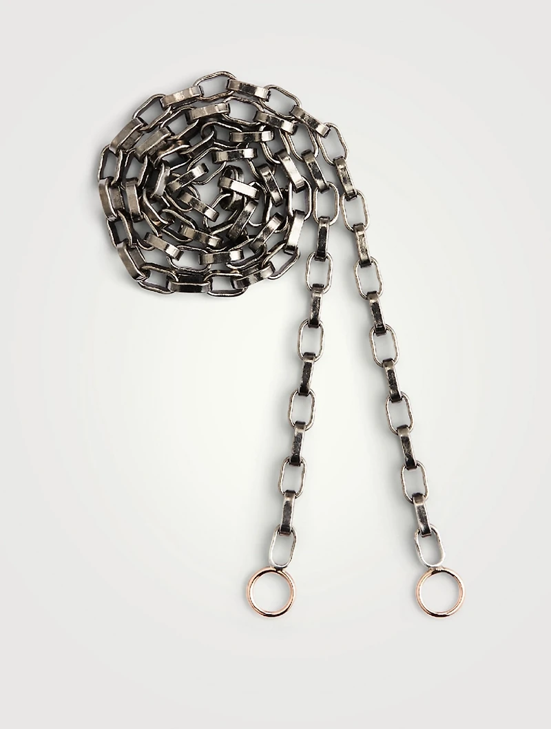 Inch Silver Biker Chain