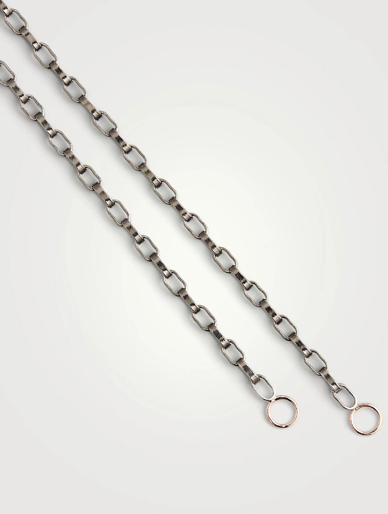 Inch Silver Biker Chain