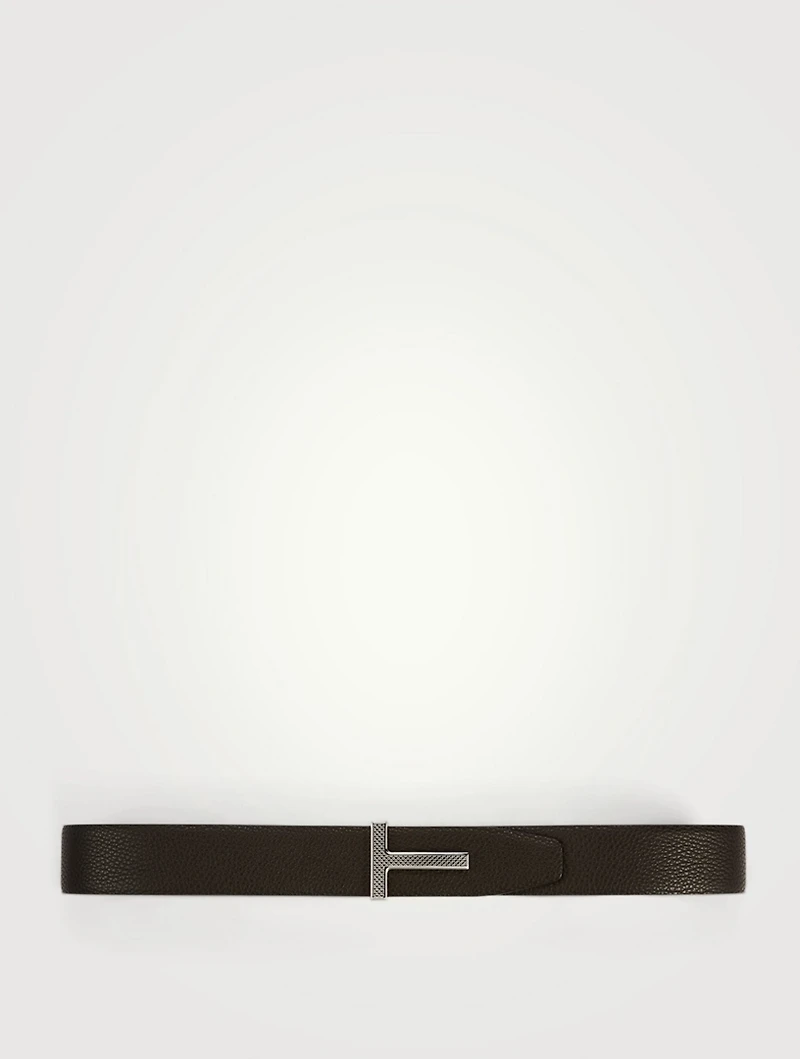 T Leather Belt
