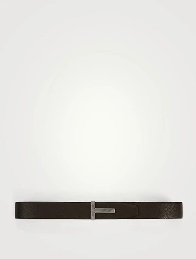 T Leather Belt