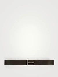 T Leather Belt