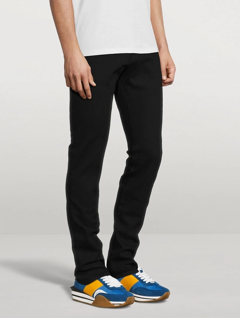 James Fabric And Suede Sneakers