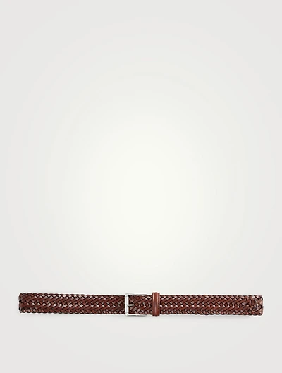 Woven Leather Belt