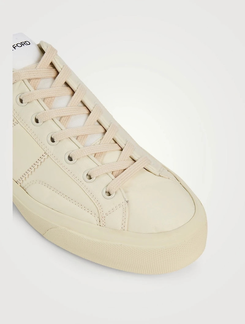 Cambridge Nylon And Leather Sneakers