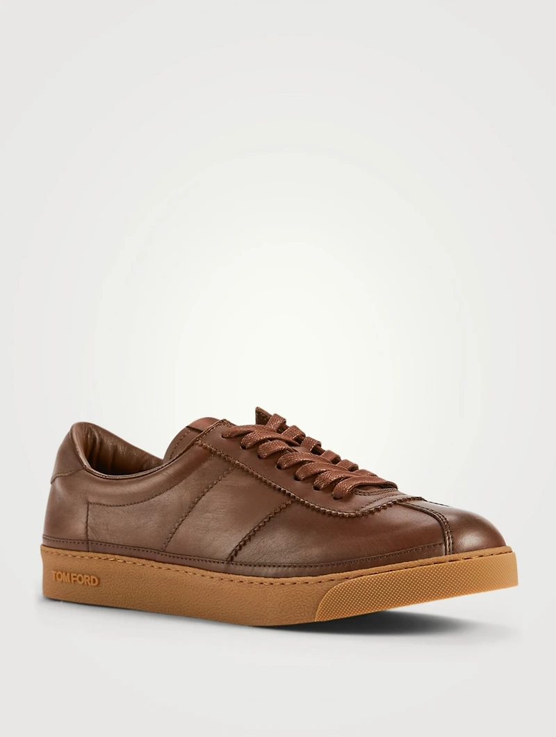 Bannister Smooth Leather Sneakers