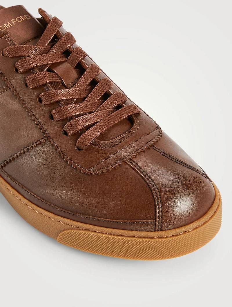 Bannister Smooth Leather Sneakers