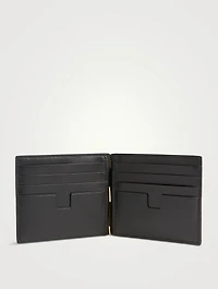 Croc-Embossed Leather Bifold Wallet