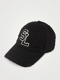 Bouclé Tweed Wool Baseball Cap