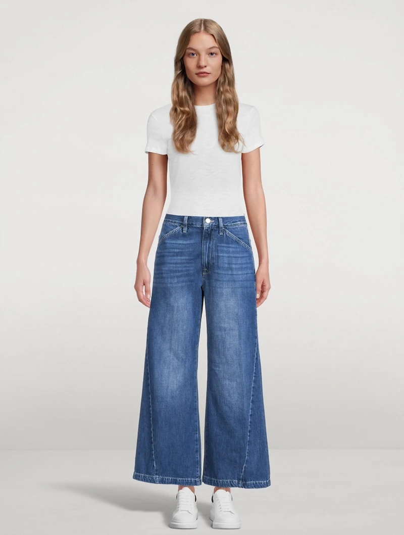 Le Pixie Baggy Palazzo Jeans