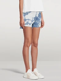Le Ultra Baggy Stagger Shorts With Raw Hem