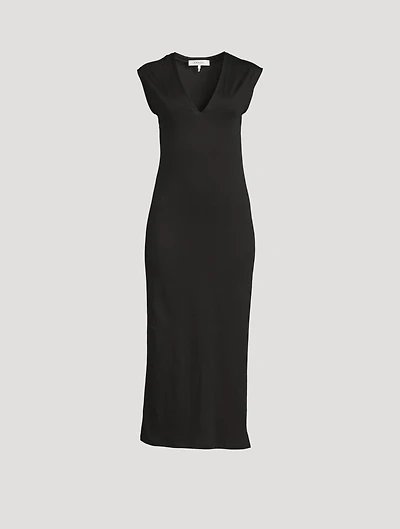 Le Muscle V-Neck Midi Dress