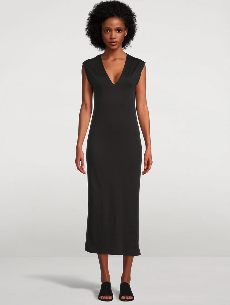 Le Muscle V-Neck Midi Dress