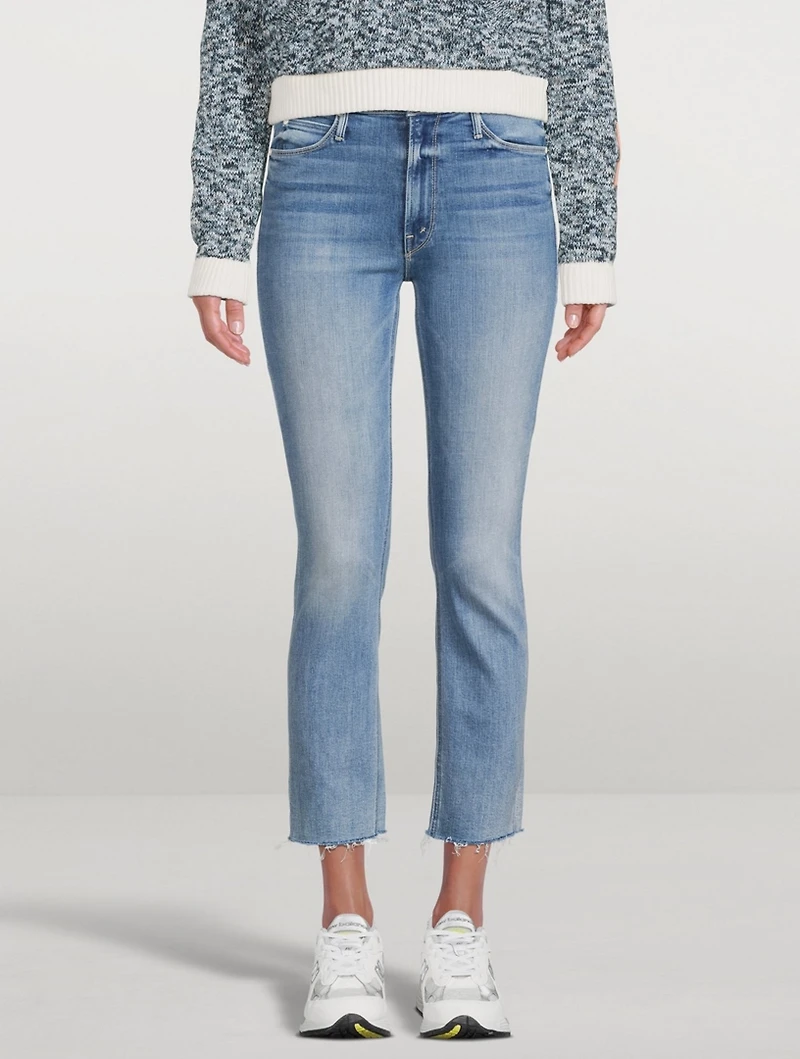 Dazzler Crop Fray Jeans