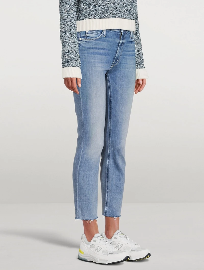 Dazzler Crop Fray Jeans