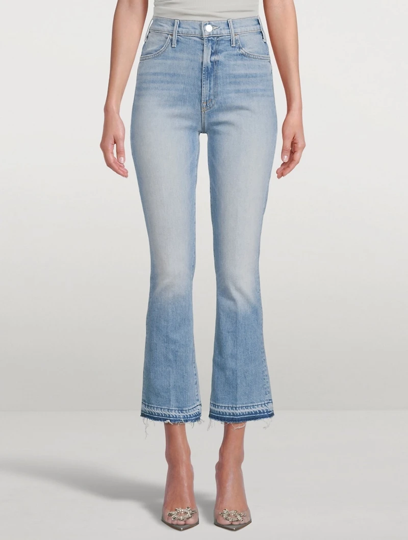 Hustler Ankle Jeans With Undone Hem