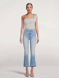 Hustler Ankle Jeans With Undone Hem