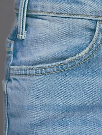 Hustler Ankle Jeans With Undone Hem