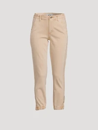 Mayslie Jogger Pants With Grosgrain Stripe