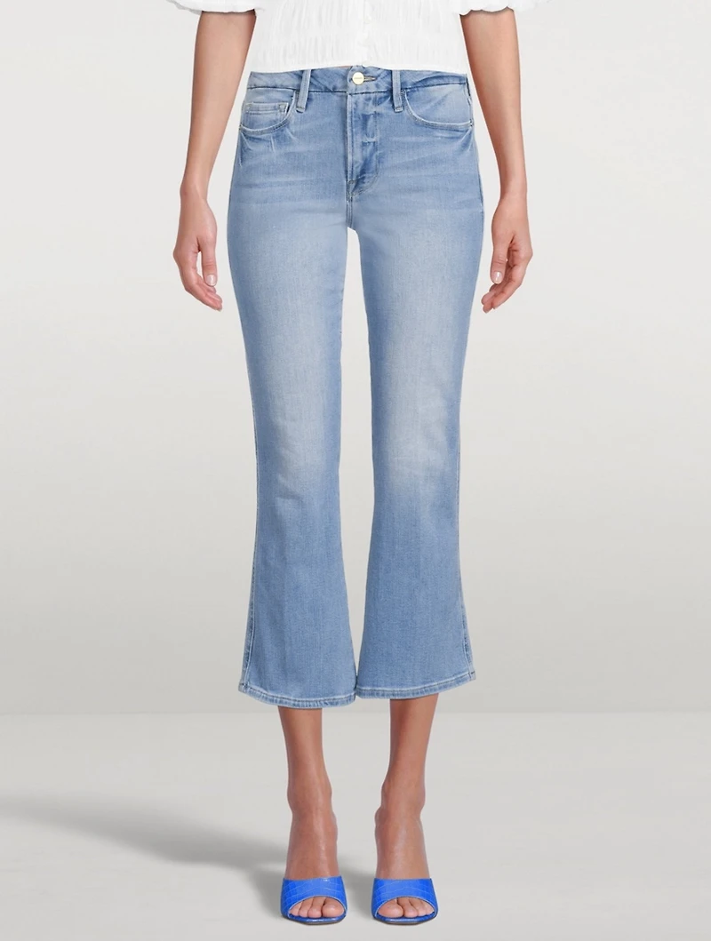 Le Crop Mini Bootcut Jeans
