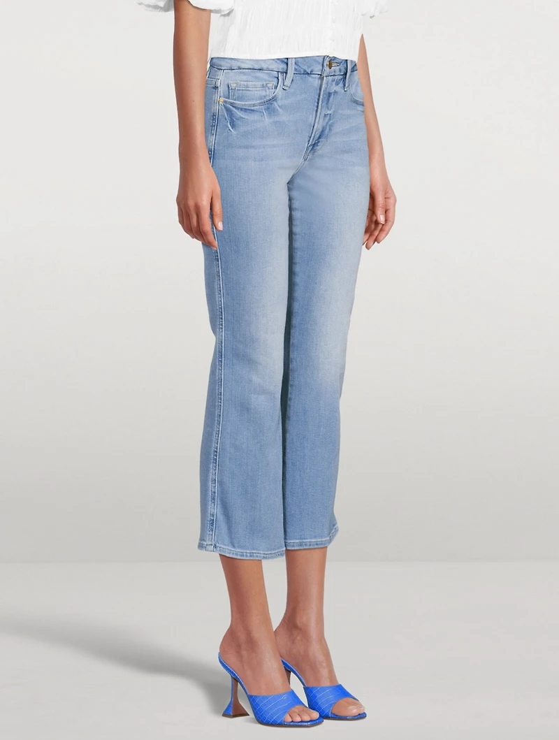 Le Crop Mini Bootcut Jeans