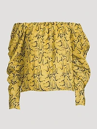 Off-The-Shoulder Billow Top